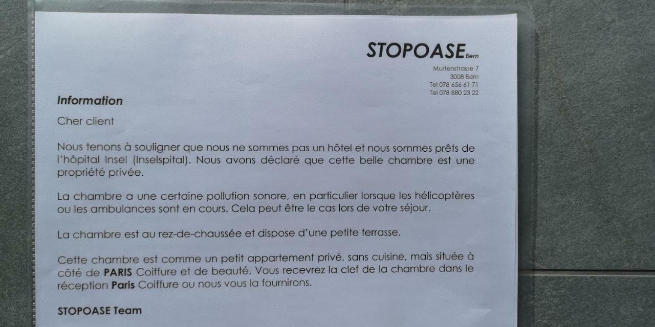 Stopoase Берн Екстериор снимка